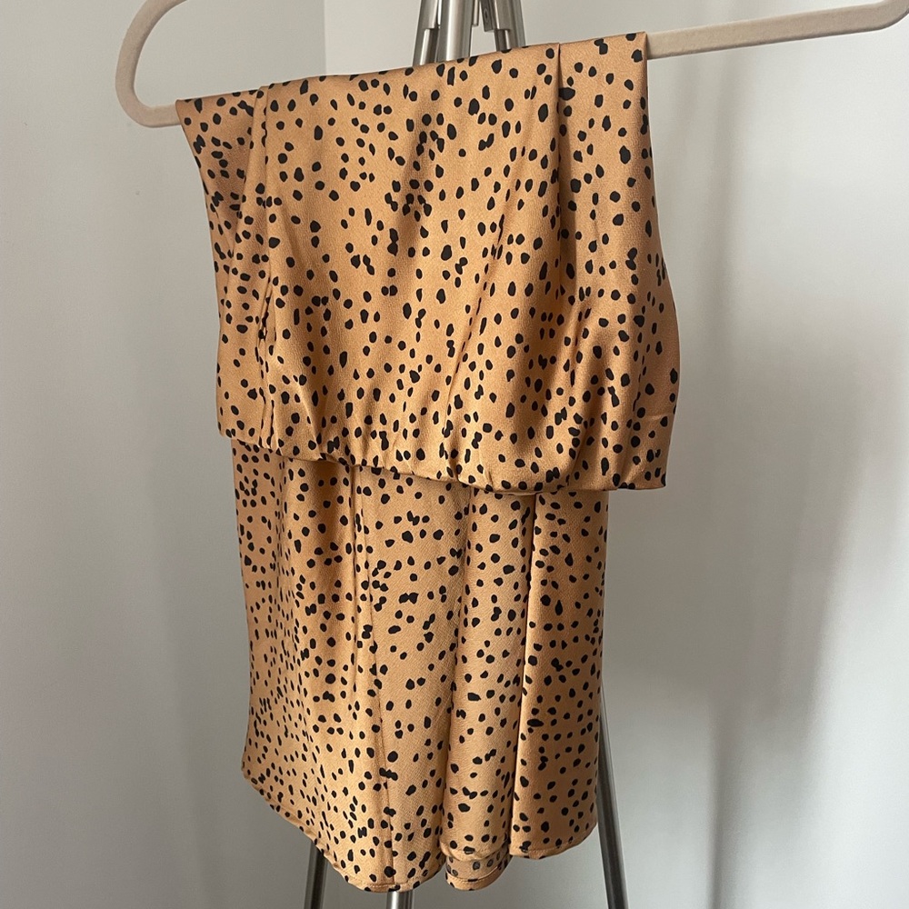 Animal print skirt